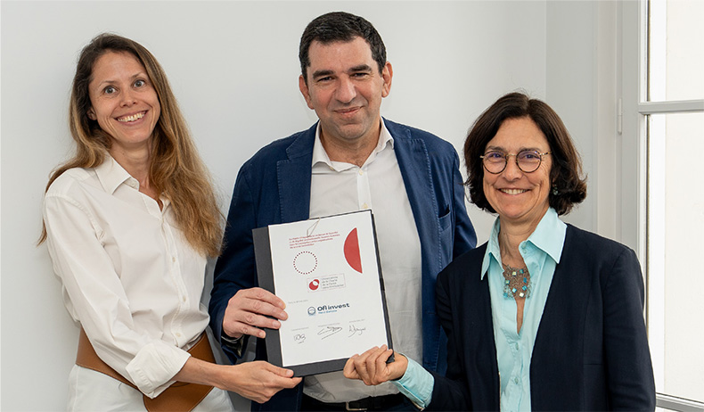 De gauche à droite : Amélie Dauzet, Sébastien Chemouny, Laurence Dumas - Ofi Invest Real Estate